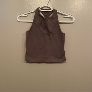 free people ribbed crop tank racerback